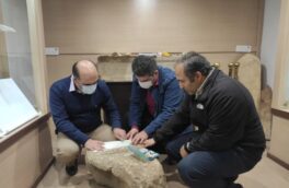قلعه رودخان تعیین قدمت سنگ قبر باستانی کشف شده