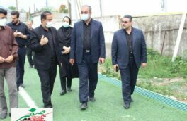 🔺بازدید مدیرکل ورزش و جوانان گیلان از روند تجهیز مجموعه ورزشی آزادی فومن