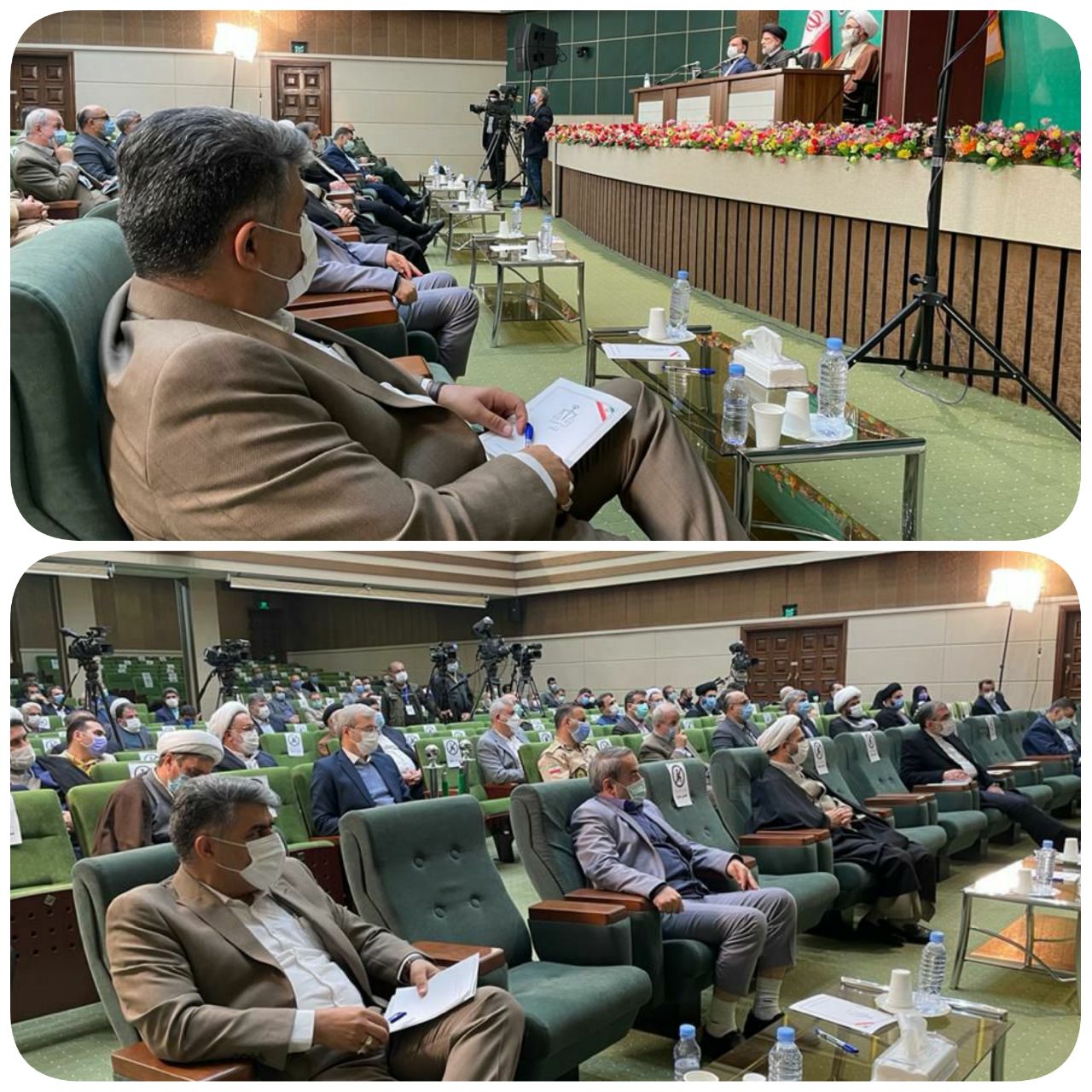 حضور سرپرست سازمان منطقه آزاد انزلی در جلسه شورای اداری استان گیلان