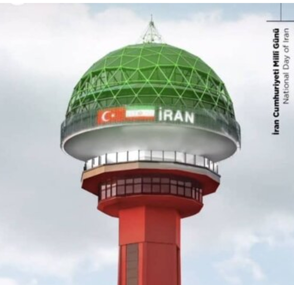 برج «آتاکوله» آنکارا به رنگ پرچم ایران در خواهد آمد
