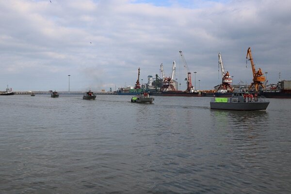 برای حضور در جام بین المللی دریا انجام شد؛ ورود کشتی های ناوگروه قزاقستان به بندرانزلی