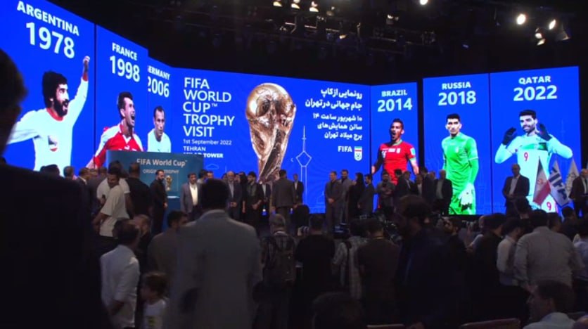 🔴❗️آبروریزی در مراسم رونمایی از کاپ قهرمانی جام جهانی/ نماینده FIFA تذکر داد