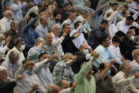 شعار مرگ بر بی‌ حجاب در نماز جمعه تهران