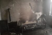 آتش سوزی خانه ویلایی در رشت به دلیل اتصالی سیم برق پنکه