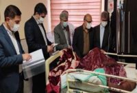 تیم نظارتی مجلس شورای اسلامی از آسیب دیدگان سانحه لنگرود عیادت کردند