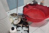 حادثه انفجار و آتش سوزی در حمام خانه‌ای در رشت