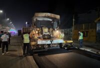 عملیات آسفالت خیابان باهنر رشت آغاز شد