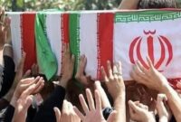 پیکر سه شهید دیگر تجاوز صهیونیست‌ها در گیلان تشییع شد
