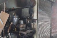 ایستگاه آتش‌نشانی در قلب بازار، فاجعه را مهار کرد