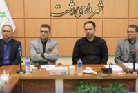 جلسه بررسی پیشرفت و روند اجرایی طرح ممیزی املاک محدوده منطقه ۴ شهرداری رشت برگزار شد