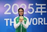 تبریک استاندار گیلان به افتخارآفرینی بانوی کاراتهکای استان در رقابتهای جهانی چنگدوی چین تبریک استاندار گیلان به افتخارآفرینی بانوی کاراتهکای استان در رقابتهای جهانی چنگدوی چین